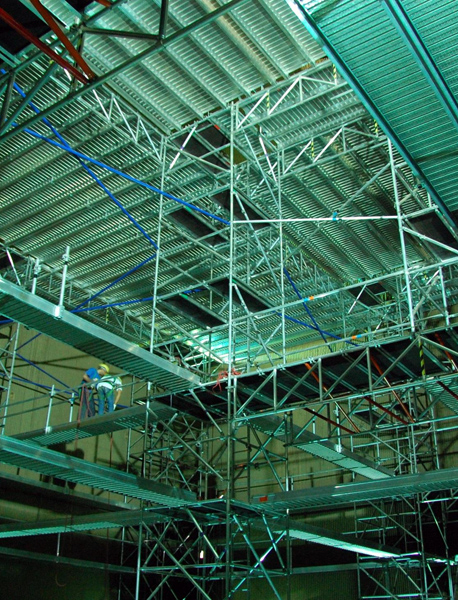 锅炉炉内检修架