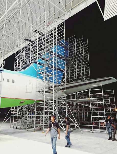 飞机检修铝合金脚手架