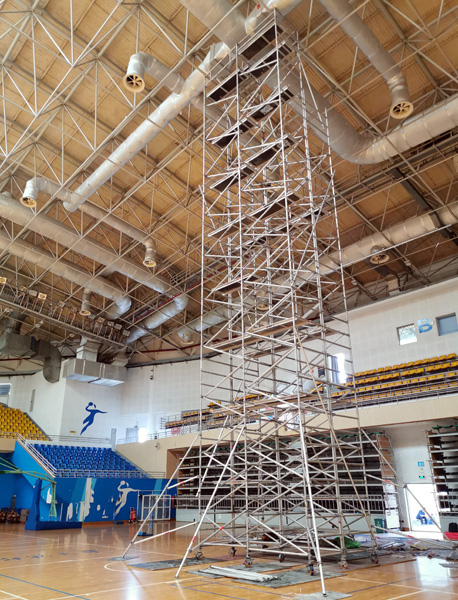 组合式超高移动架